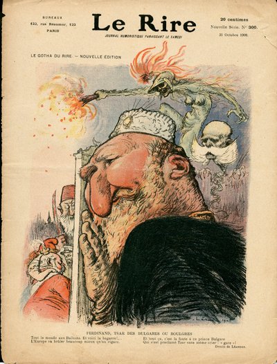 Portada de El Risa, Satírico en Colores de Charles Leandre