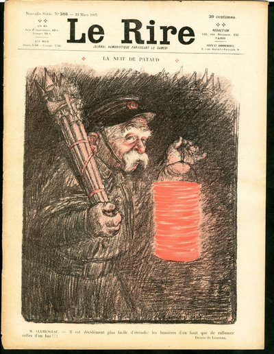 Portada de "El Risa", Satírico en Colores de Charles Leandre