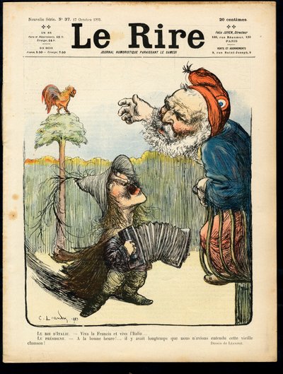 Portada de "La Risa", Satírico en Colores de Charles Leandre