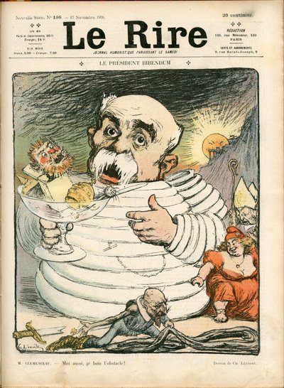 Portada de "Le Rire", número 198, Satirique en Couleurs de Charles Leandre