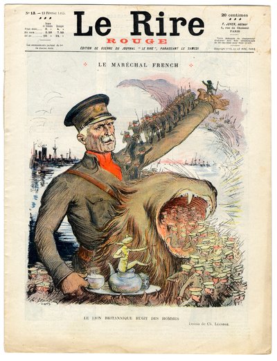 Portada de "La Risa Roja", Satírico en Colores de Charles Leandre