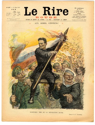 Portada de "La Risa Roja", Satírico en Colores de Charles Leandre