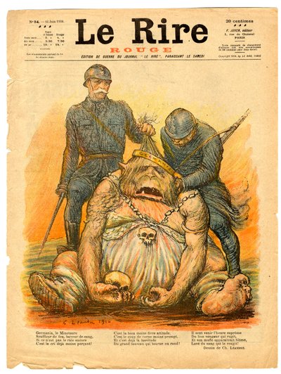 Portada de "La Risa Roja", Satírico en Colores de Charles Leandre
