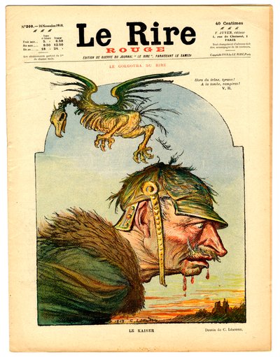 Portada de "La Risa Roja", Satírico en Colores de Charles Leandre