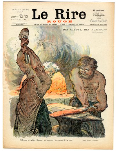 Portada de "La Risa Roja", número 37, Satírico en Colores de Charles Leandre