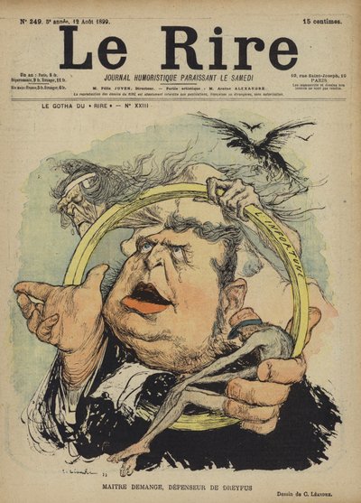 Edgar Demange, Ilustración para Le Rire de Charles Leandre