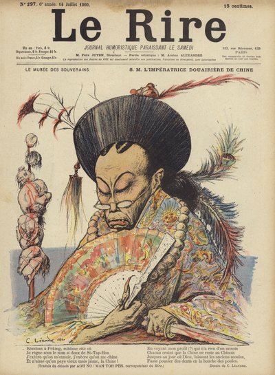 Emperatriz Viuda de China de Charles Leandre