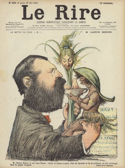 Gaston Menier, Ilustración para Le Rire de Charles Leandre