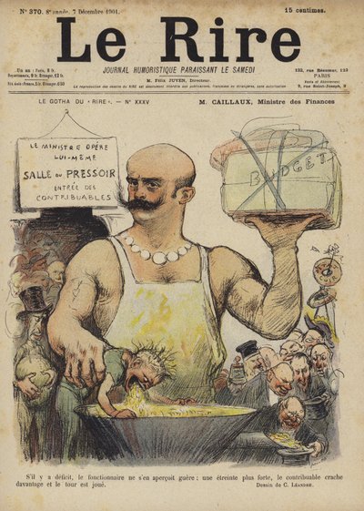 Ilustración para Le Rire de Charles Leandre
