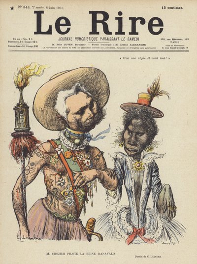 Ilustración para Le Rire de Charles Leandre