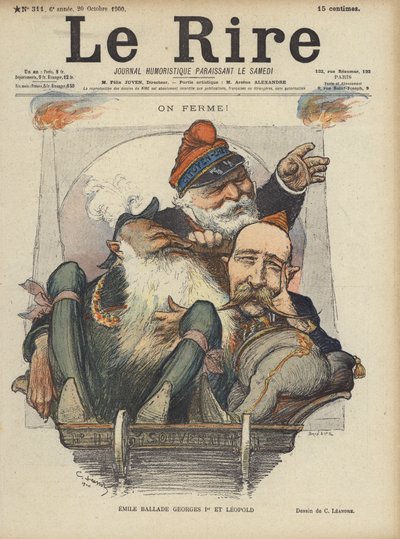 Ilustración para Le Rire de Charles Leandre