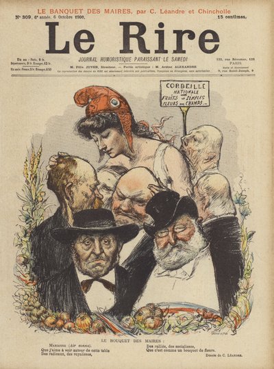 Ilustración para Le Rire de Charles Leandre