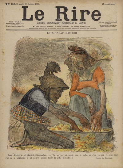 Ilustración para Le Rire de Charles Leandre