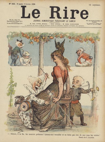 Ilustración para Le Rire de Charles Leandre