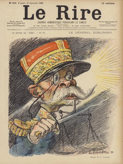 Ilustración para Le Rire de Charles Leandre