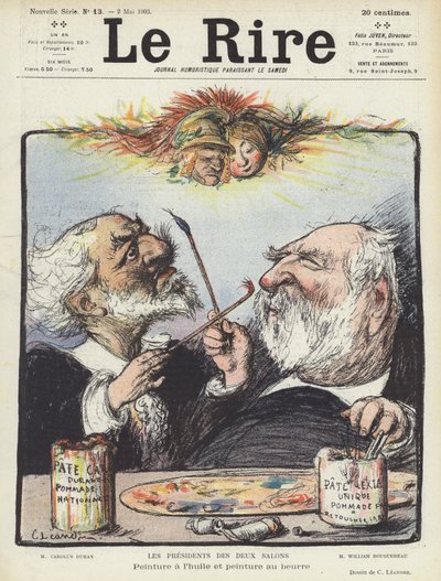 Ilustración para Le Rire de Charles Leandre