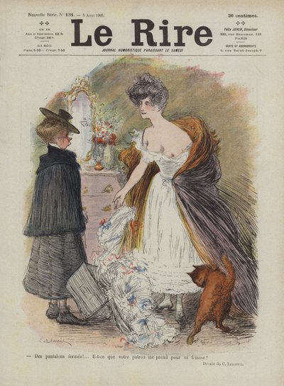 Ilustración para Le Rire de Charles Leandre