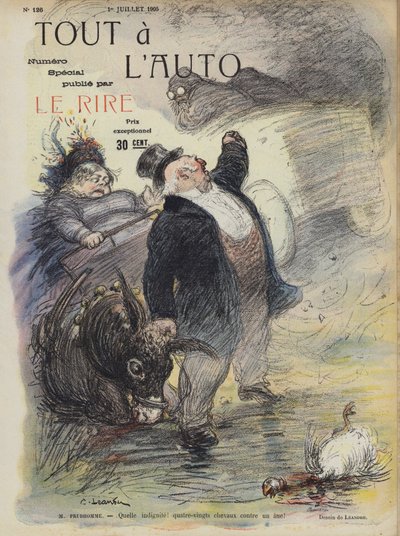 Ilustración para Le Rire de Charles Leandre