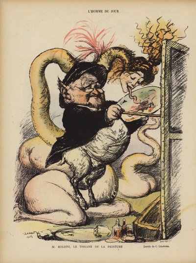 Ilustración para Le Rire de Charles Leandre