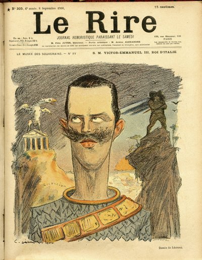 Ilustración de Charles Leandre para la portada de Le Rire de Charles Leandre