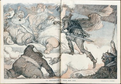 Ilustración de Charles Leandre (1862-1934) en "Fantasio" de Charles Leandre