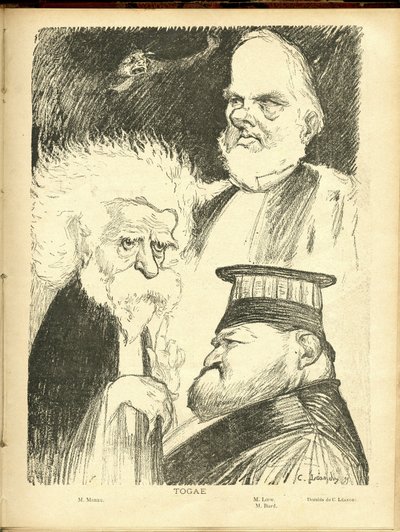 Ilustración de Charles Leandre (1862-1934) en Le Lire de Charles Leandre