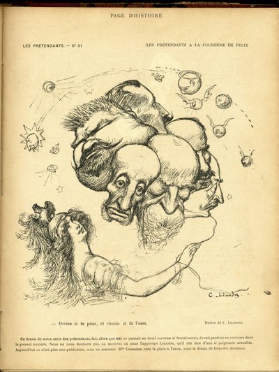 Ilustración de Charles Leandre (1862-1934) en Le Rire de Charles Leandre