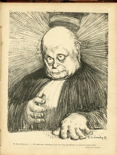 Ilustración de Charles Leandre en Le Rire de Charles Leandre
