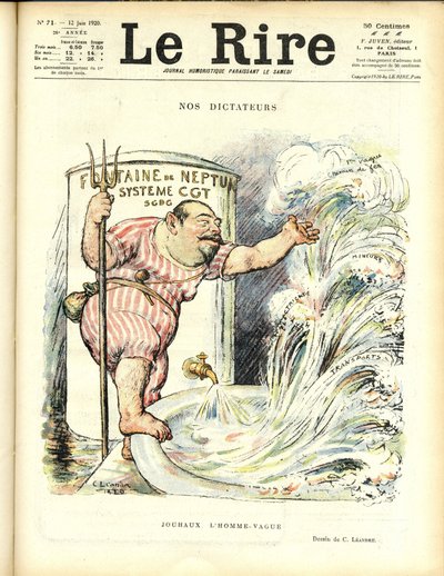 Ilustración de Charles Leandre (1862-1934) en Le Rire de Charles Leandre