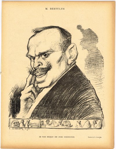 Le Rire, Satírico en N & B de Charles Leandre