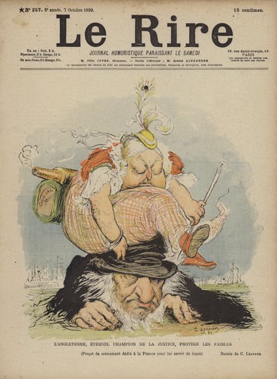 Reina Victoria, Ilustración para Le Rire de Charles Leandre