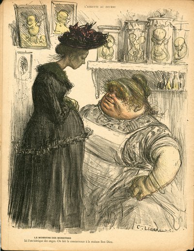 El Plato de Mantequilla, Satírico en Colores de Charles Leandre