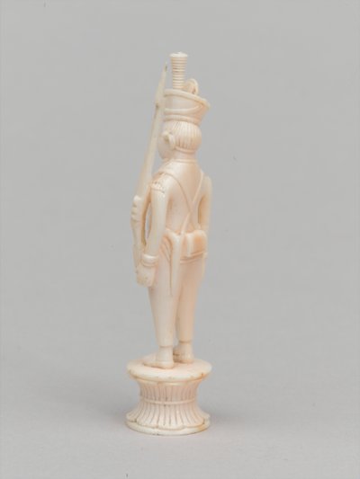 Peón blanco, pieza de ajedrez, India, circa 1820 de Charles Leandre
