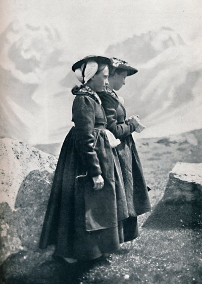 Dos mujeres suizas, 1912 de Charles Lefebure