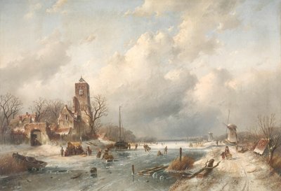Escenario de invierno de Charles Leickert