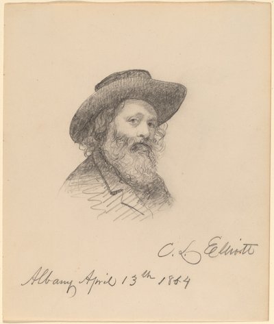 Retrato del artista Asa W. Twitchell de Charles Loring Elliott