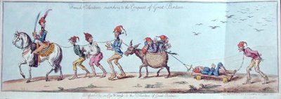 Voluntarios franceses marchando a la conquista de Gran Bretaña de Charles Lorraine (after) Smith