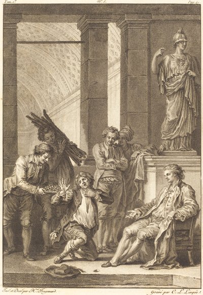 El campesino de Charles Louis Lingée after Jean Honoré Fragonard