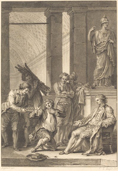 El campesino de Charles Louis Lingée after Jean Honoré Fragonard