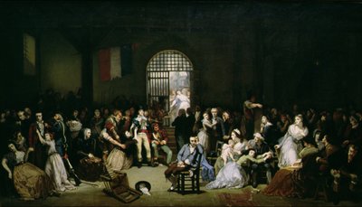 El llamado para las últimas víctimas del Terror, 7-9 Thermidor, Año 2 (25-27 de julio de 1794), después de 1850 de Charles Louis Lucien Muller