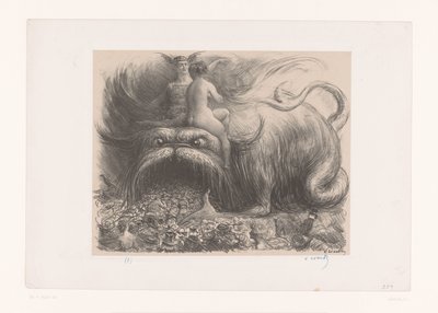 Monster dat mensen verslindt
París, el mayor monstruo del mundo (...) de Charles Lucien Leandre