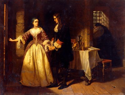 La despedida de Lord William y Lady Rachel Russell en 1683 de Charles Lucy