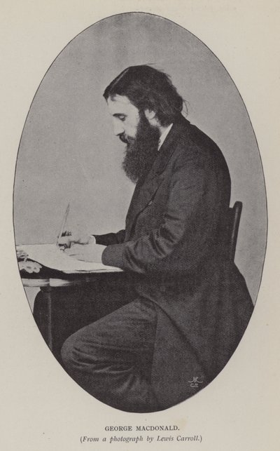 George Macdonald (foto en blanco y negro) de Charles Lutwidge Dodgson