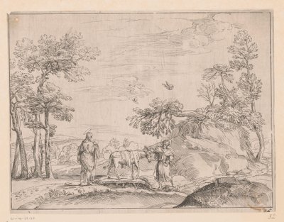 Vuelo a Egipto de Charles Macé (attributed to)