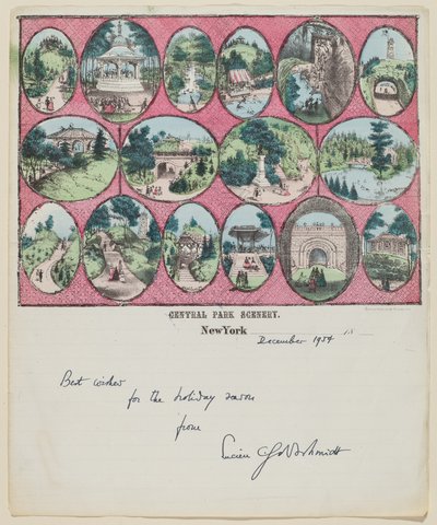 Paisaje del Central Park (Nueva York) de Charles Magnus