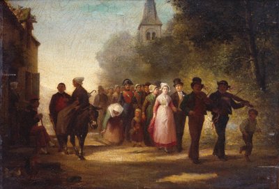 El matrimonio del pueblo, 1872 de Charles Marie Lhuillier