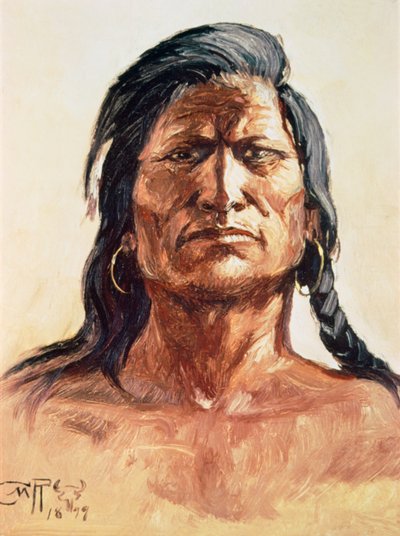 Miembro de la tribu Shoshone de Charles Marion Russell