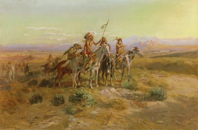 Los exploradores, 1902 de Charles Marion Russell