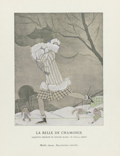 La Belle de Chamonix, pub. 1924 de Charles Martin