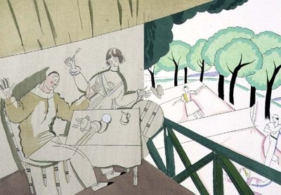 Escena de Tenis, c.1920 de Charles Martin